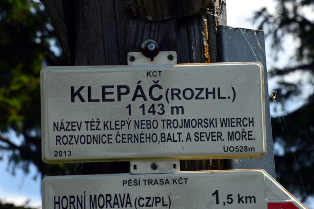 Rozcestník Klepáč (rozhledna)