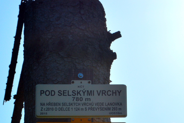 Rozcestník Pod Selskými vrchy