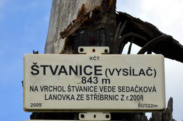 Rozcestník Štvanice (vysílač)