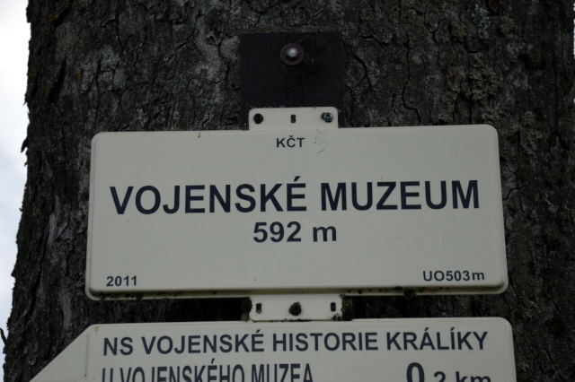 Rozcestník Vojenské muzeum