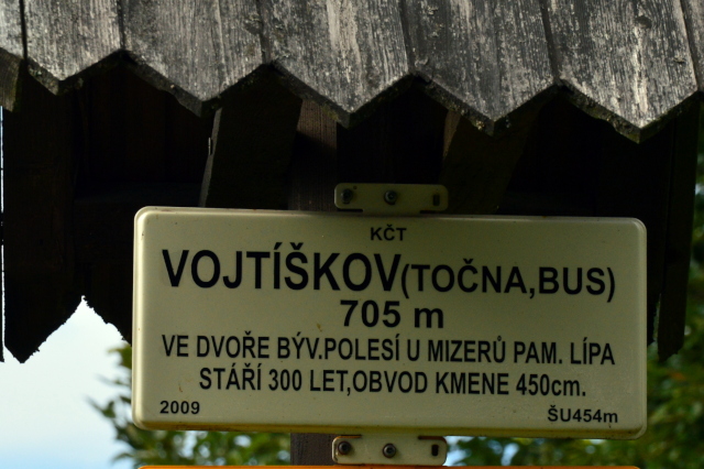 Rozcestník Vojtíškov (točna, bus)