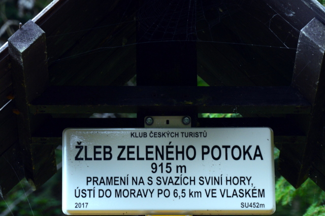 Rozcestník Žleb Zeleného potoka