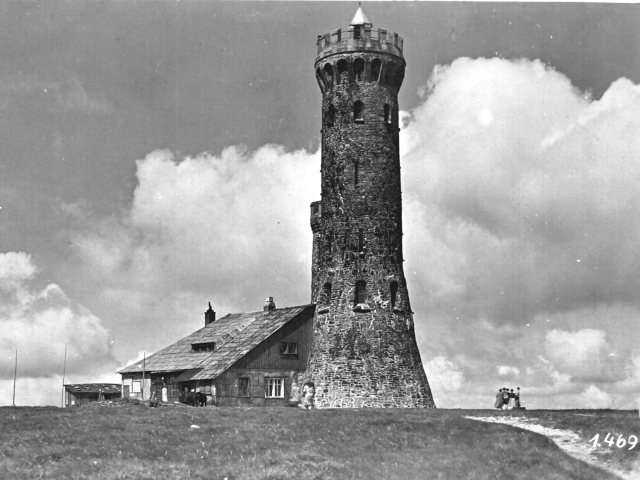 Historické pohlednice rozhledny císaře Viléma