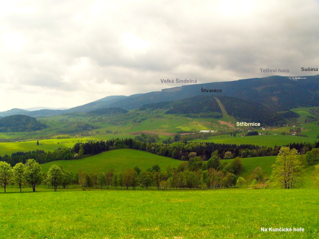 Velká Šindelná 1195 m n.m.